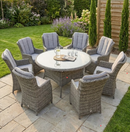 Ashford Rattan 8 Seater Set Brown