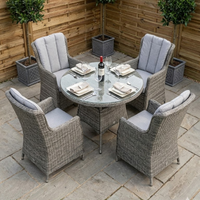 Ashford Rattan 4 Seater Set Brown
