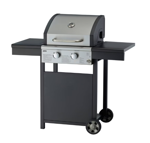 Oscar 2 Burner Gas BBQ Stainless Steel