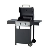 Oscar 2 Burner Gas BBQ Stainless Steel
