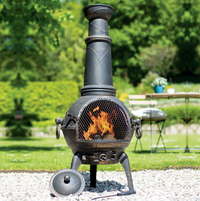 La Hacienda Sierra Large Cast Iron Chimnea