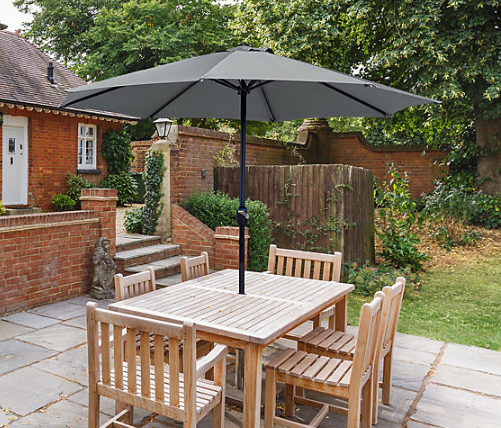 Parasol 2.75m Crank Tilt GREY