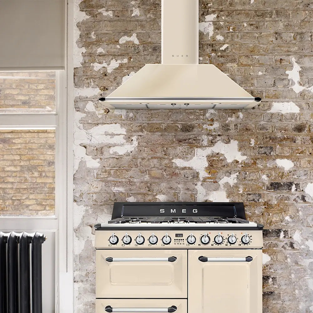 Smeg Victoria 100cm Cooker Hood | Cream | KT100PE