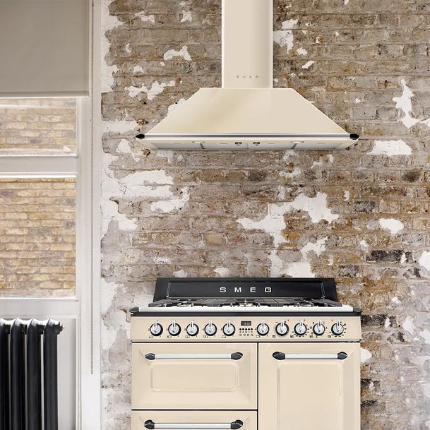 Smeg Victoria 100cm Cooker Hood | Cream | KT100PE