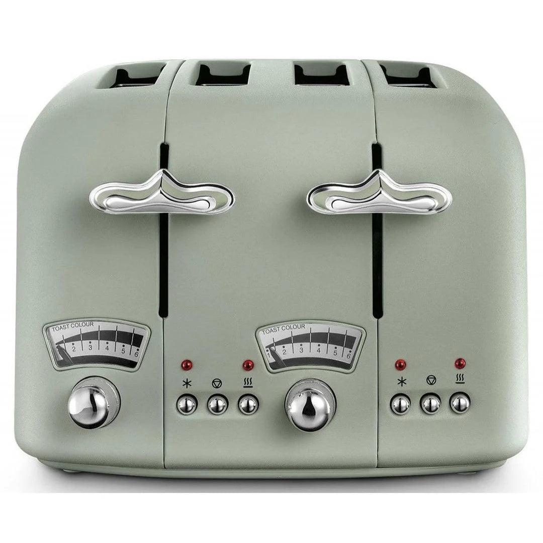 Delonghi Argento Flora 2 Slice Toaster Green CT04.GR