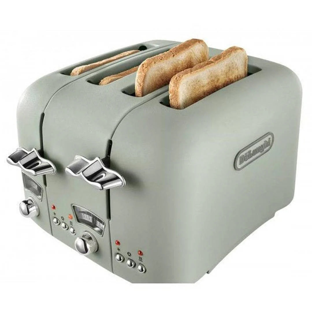 Delonghi Argento Flora 2 Slice Toaster Green CT04.GR