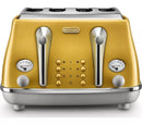 Delonghi Icona Toaster Yellow CTOC4003.Y