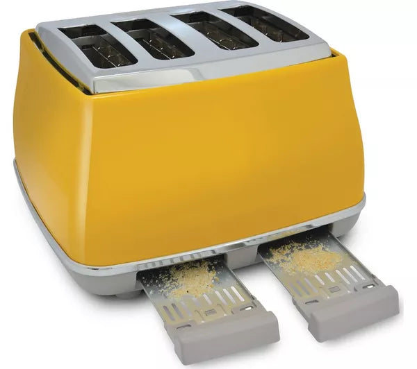 Delonghi Icona Toaster Yellow CTOC4003.Y