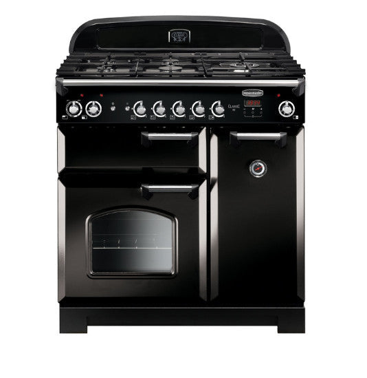 Rangemaster Classic 90 Dual Fuel | Black | CLA90DFFBL/C