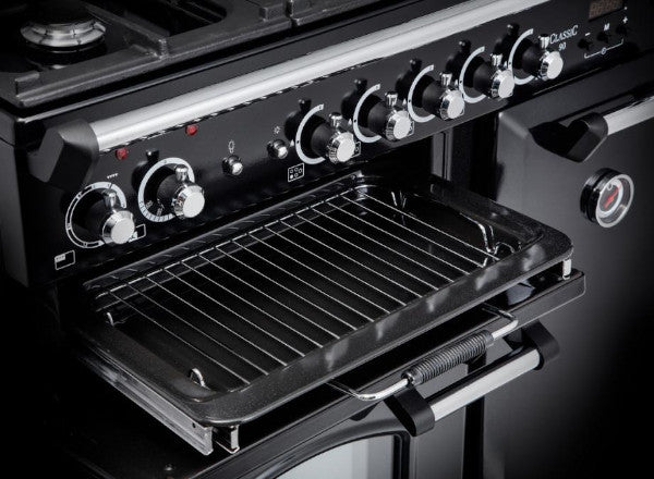 Rangemaster Classic 90 Dual Fuel | Black | CLA90DFFBL/C