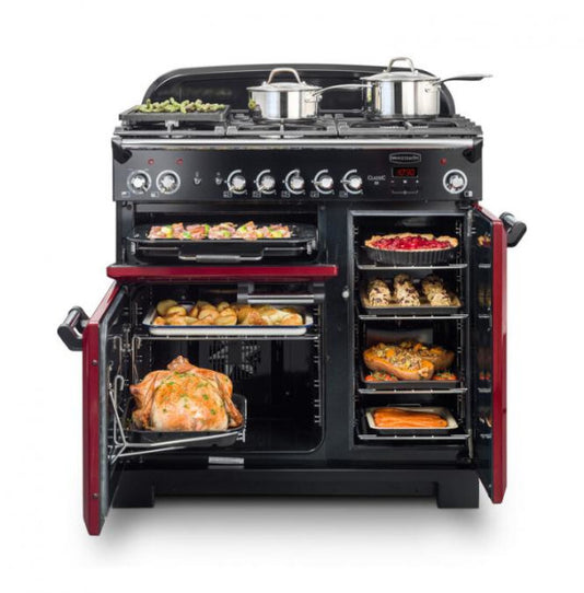 Rangemaster Classic 90 Dual Fuel | Black | CLA90DFFBL/C