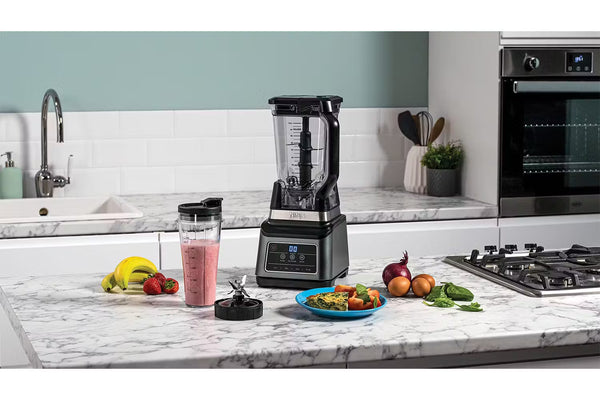 Ninja 2-in-1 Blender with Auto-iQ | Black & Silver | BN750UK
