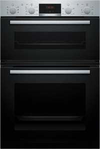 Bosch Series 4, Built-in Double Oven MBA533BS3B (NEW) STEEL