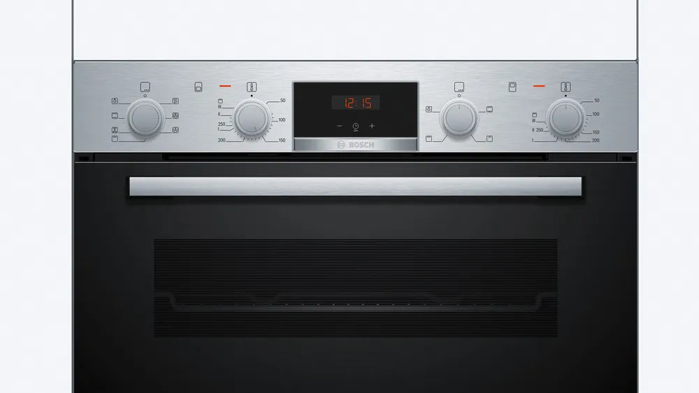 Bosch Series 4, Built-in Double Oven MBA533BS3B (NEW) STEEL