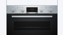 Bosch Series 4, Built-in Double Oven MBA533BS3B (NEW) STEEL