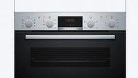 Bosch Series 4, Built-in Double Oven MBA533BS3B (NEW) STEEL