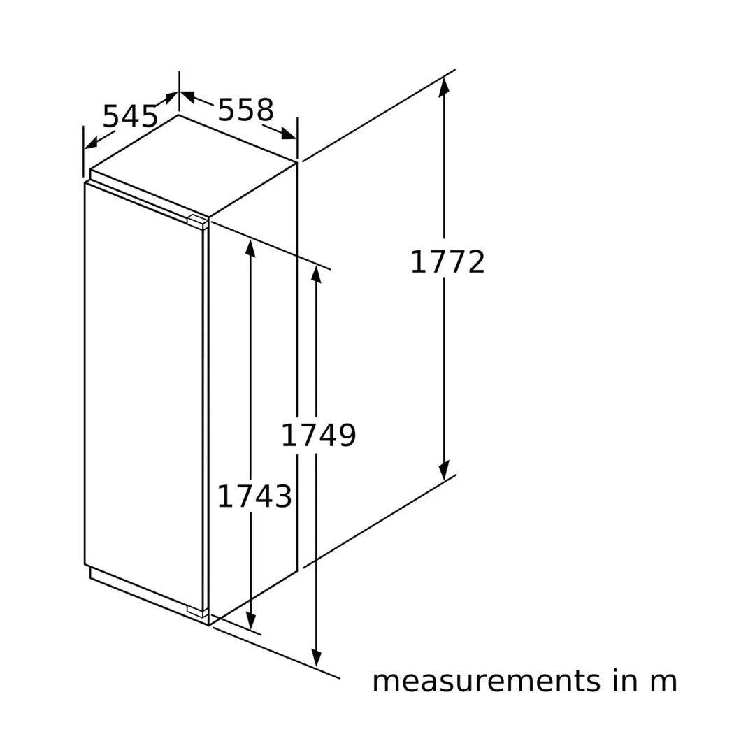 Bosch Series 4 Integrated Freezer | Flat Hinge | GIN81VEE0G