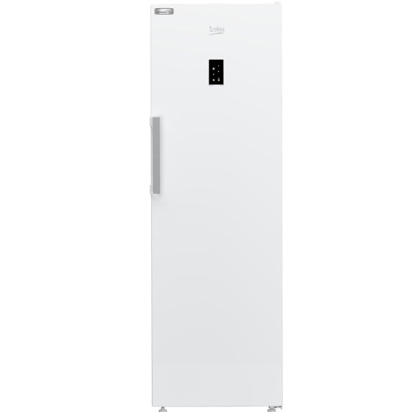 Beko Freestanding Tall Larder Fridge Steel | LNP4686LVPS