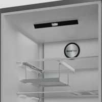 Beko Freestanding Tall Larder Fridge Steel | LNP4686LVPS
