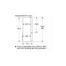 Bosch Serie 4 605L Freestanding French Door Fridge Freezer with Anti-Fingerprint - Stainless Steel | KFN96VPEAG