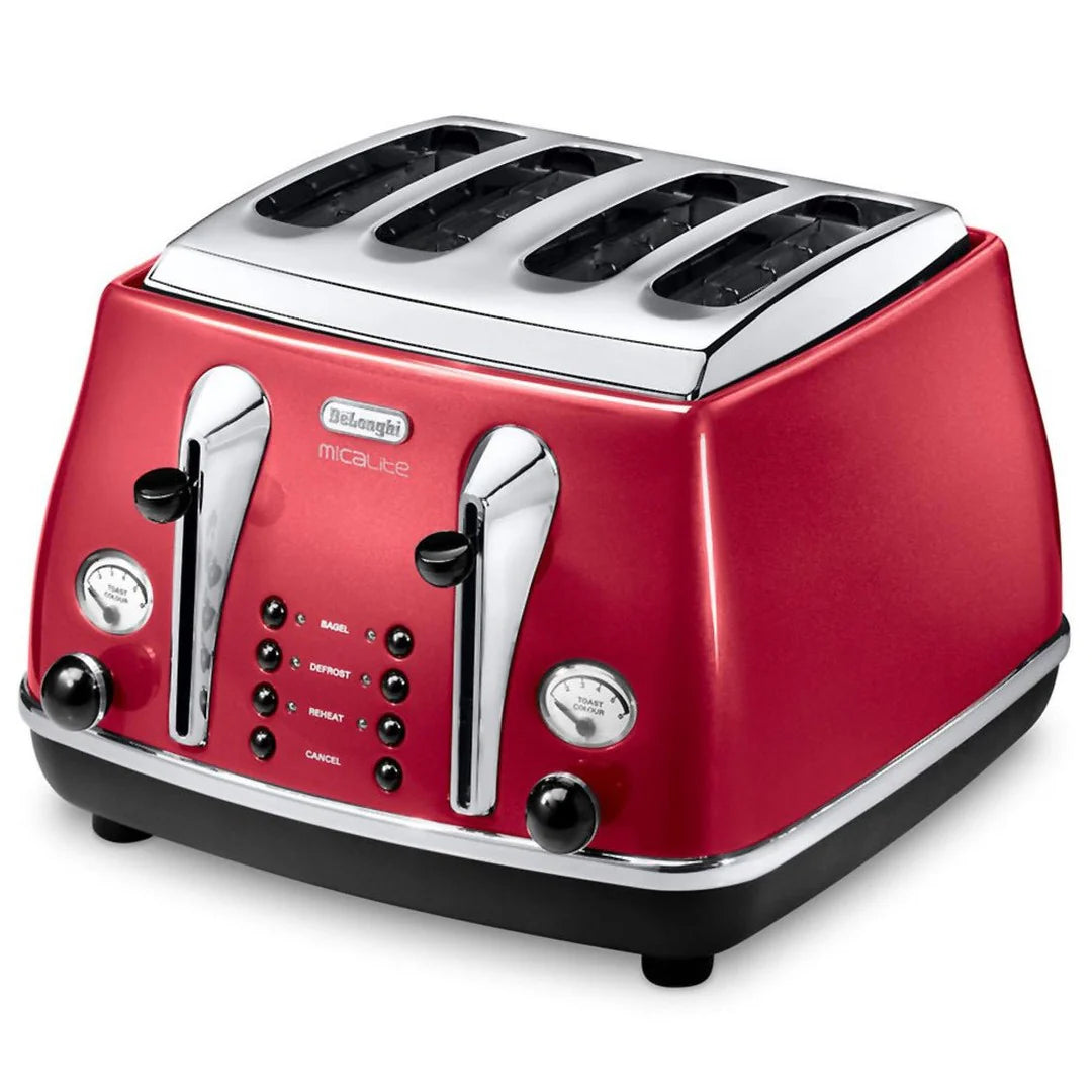 Delonghi Micalite Red Toaster CTOM4003.R