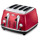 Delonghi Micalite Red Toaster CTOM4003.R