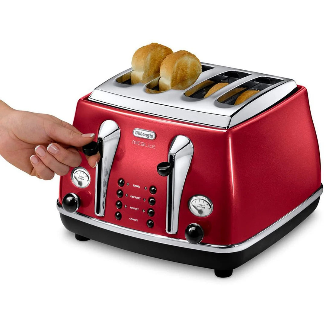 Delonghi Micalite Red Toaster CTOM4003.R