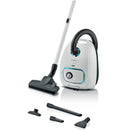 Bosch Series 4 Bagged Vacuum Cleaner Prohygienic | White | BGB41HYGGB