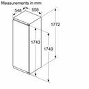 BOSCH Tall Larder Integrated Fridge KIR81ADDD0G