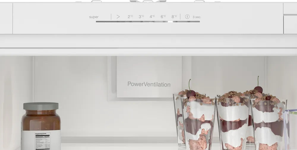 Bosch tall integrated Larder Fridge | KIR81NSE0G sliding hinge