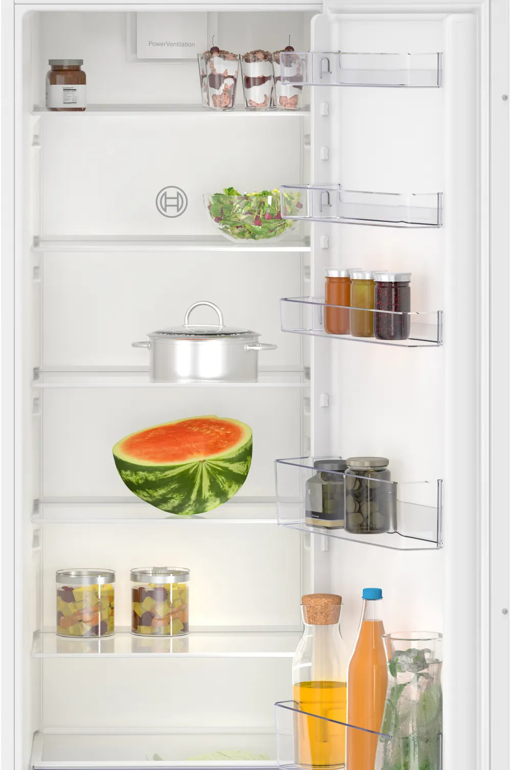Bosch tall integrated Larder Fridge | KIR81NSE0G sliding hinge