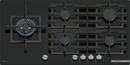 Bosch 90cm Gas Hob Black Glass | PPM9A6i40