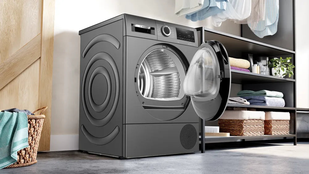 Bosch Series 6 9kg Heat Pump Dryer Graphite | WQG245R1GB