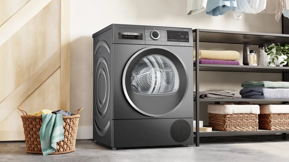 Bosch Series 6 9kg Heat Pump Dryer Graphite | WQG245R1GB