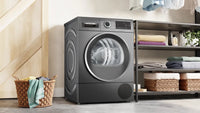 Bosch Series 6 9kg Heat Pump Dryer Graphite | WQG245R1GB