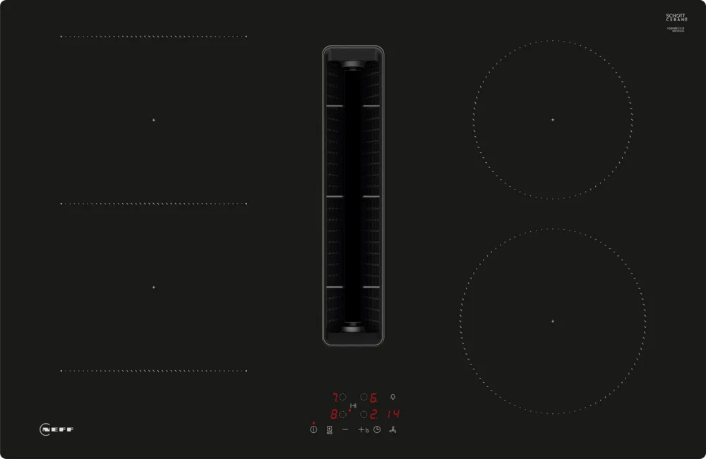 Neff N 50 Induction Hob Integrated Ventilation 80cm Surface Frameless V58NBS1L0