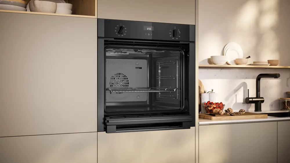Neff N50 Built-in Oven, Hide & Slide, Graphite-Grey B3ACE4AG3B