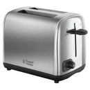 Russell Hobbs Brushed Steel 2 Slice Toaster | 24080