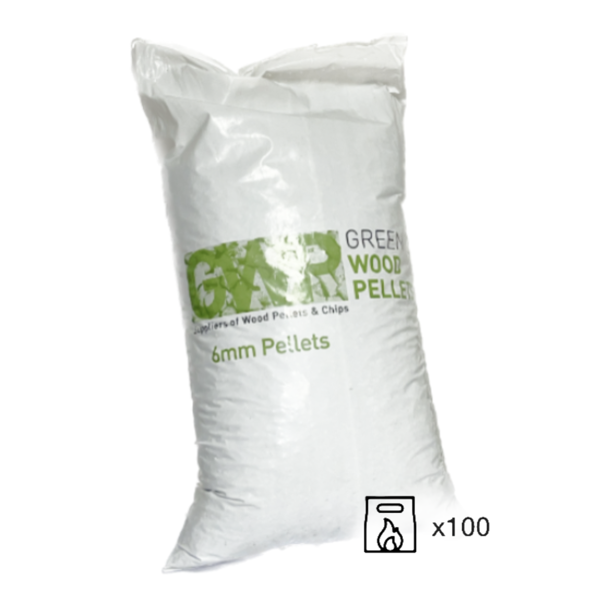 Laois Sawmills Wood Pellets 100 X 10kg + Free Delivery