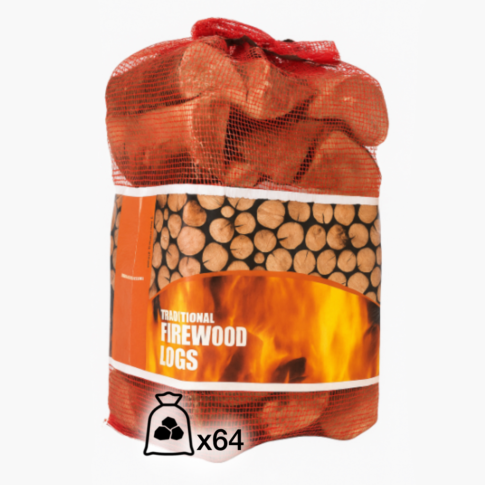 Pallet Of Spruce Softwood (Red) Net Bag (80 Bags)
