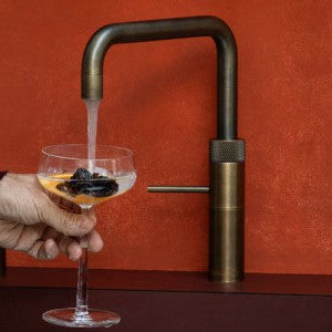 Quooker Pro3 Fusion Square Patinated Brass