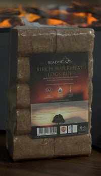 Pallet Of Readyblaze Ruf Birch Briquette 10 Pack (108 Packs)