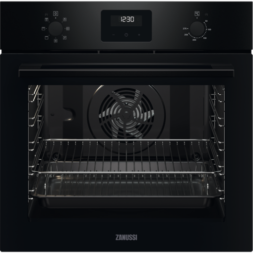 Picture of Zanussi Electric single Oven Black 600mm | ZOHNX3K1