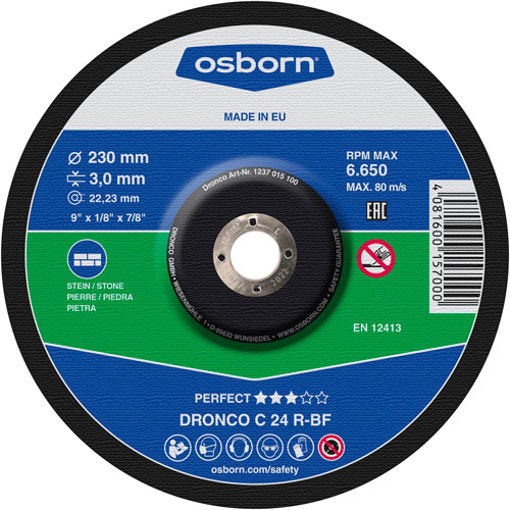Picture of Osborn Perfect Stone Cutting Disc 9" 3mm