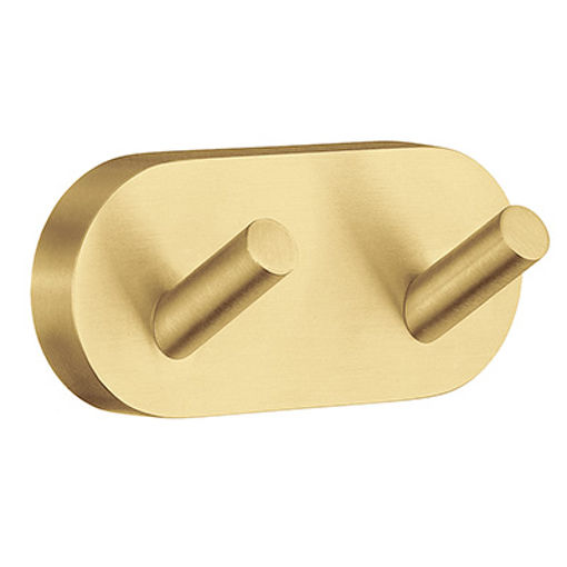 Picture of Smedbo Double Robe Hook | Brass
