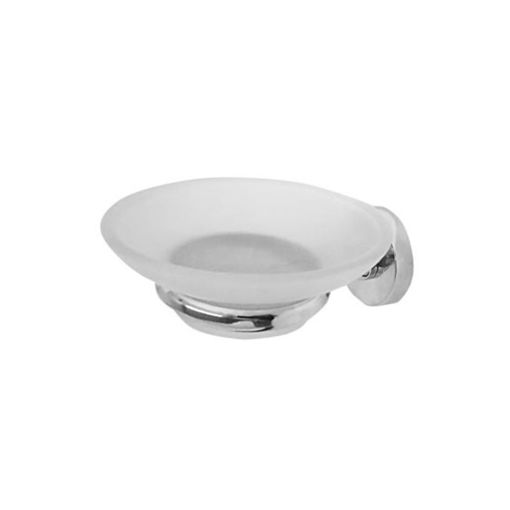 Picture of Malmo Glass Soap Dish | Chrome