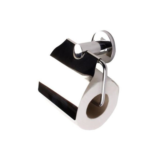 Picture of Malmo Toilet Roll Holder with Lid | Chrome