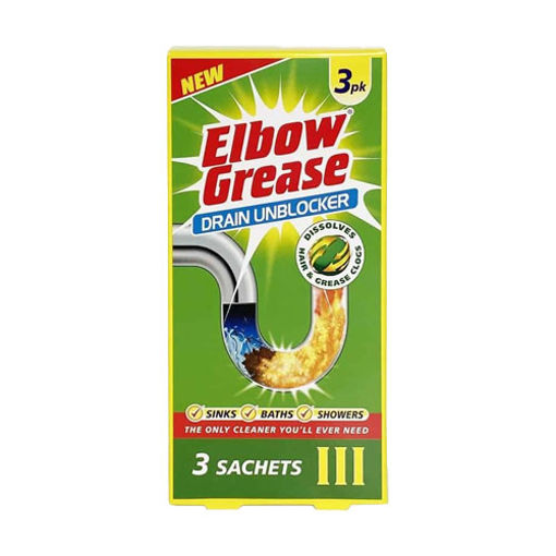 Picture of Elbow Grease Drain Unblocker Sachets (3 Pack)