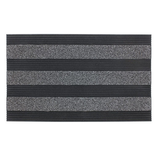 Picture of Jvl Woodford Scraper Doormat 46x76cm Grey