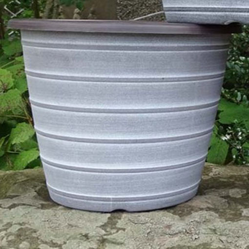 Picture of Olympia Planter 12" | Chocolate With White